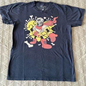 Men's Navy Graphic Tee - Undertale Fangamer